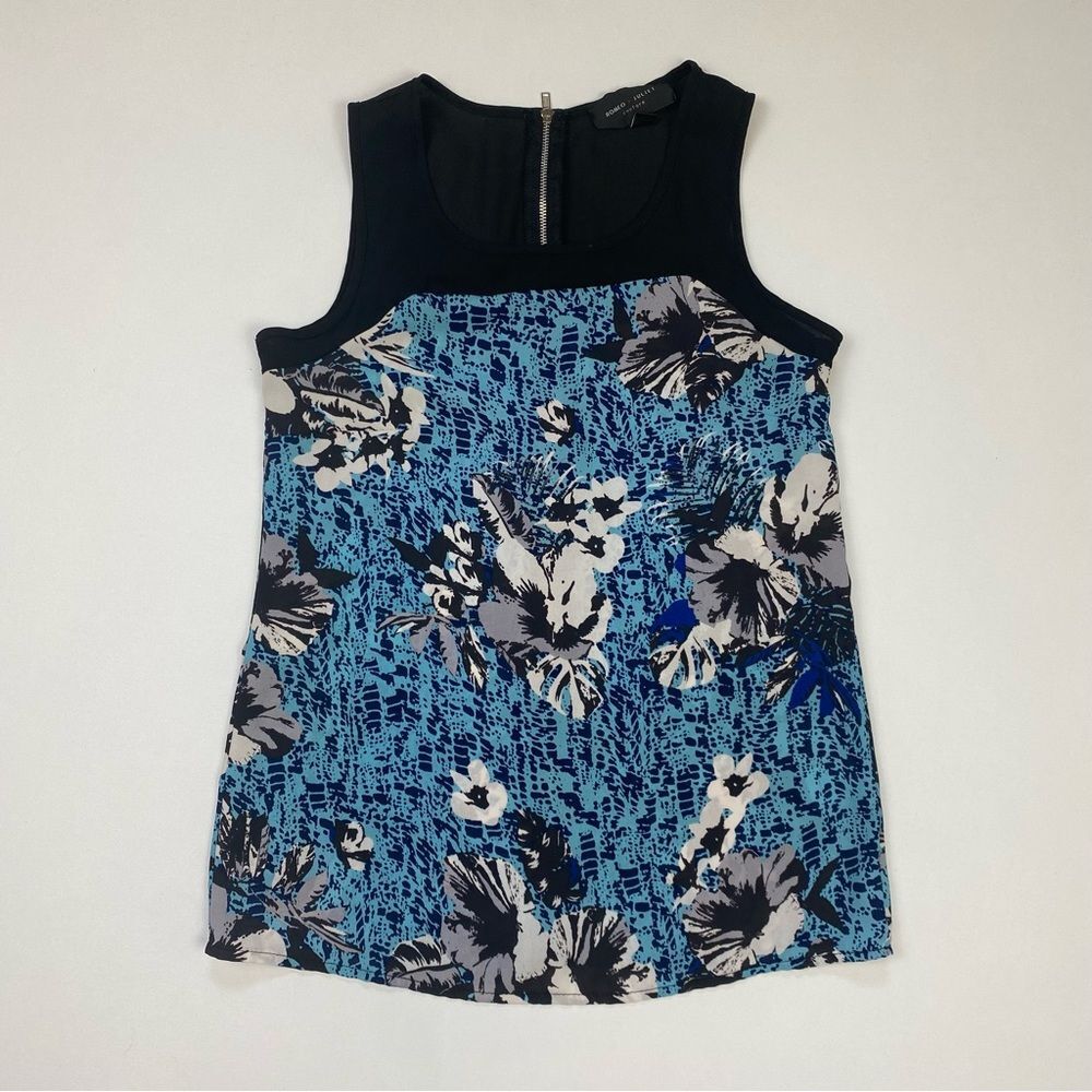 Romeo & Juliet Couture‎ Zip Printed Shirt